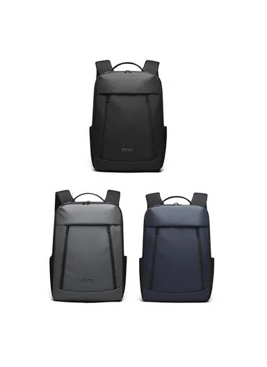 Business Backpack Men Laptop Daypack Large Capacity Travel &amp; School Bag - Black 1690-02