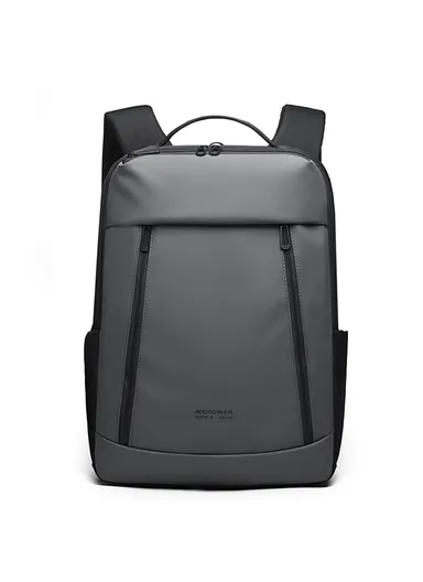 Business Backpack Men Laptop Daypack Large Capacity Travel &amp; School Bag -Grey 1690-02