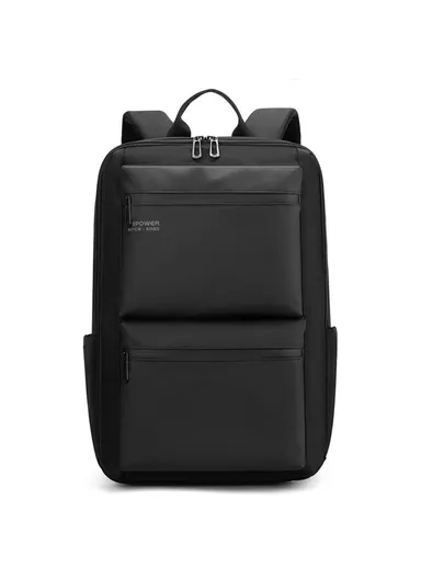   Business Travel Laptop Backpack Large Capacity Multifunctional Commuter Daypack - Black 1690-01