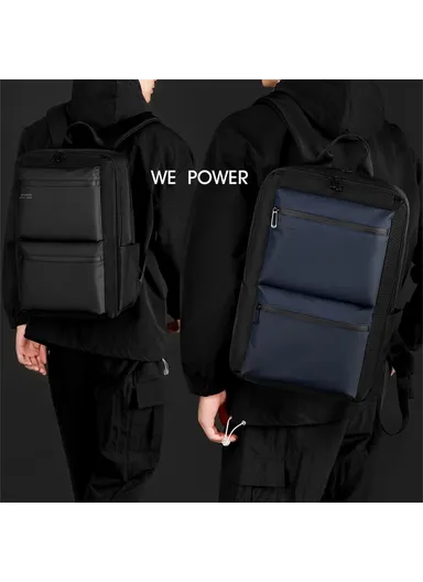   Business Travel Laptop Backpack Large Capacity Multifunctional Commuter Daypack - Black 1690-01