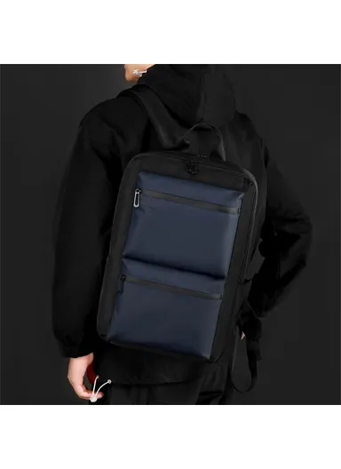   Business Travel Laptop Backpack Large Capacity Multifunctional Commuter Daypack - Black 1690-01