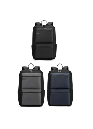   Business Travel Laptop Backpack Large Capacity Multifunctional Commuter Daypack - Black 1690-01