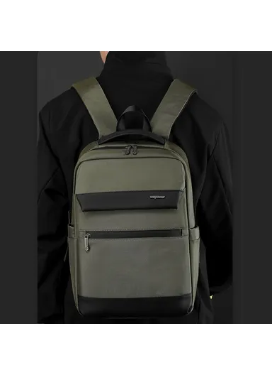  Business Commute Backpack Water Resistan, Large Capacity Travel Laptop Bag - Black  2155