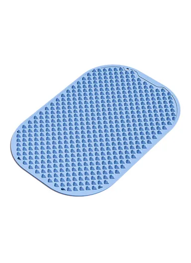 60 x 40cm Foot Massage Mat Silicone Acupressure Board for Reflexology Pressure Point Therapy - Blue