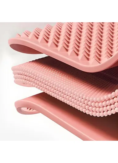 60 x 40cm Foot Massage Mat Silicone Acupressure Board for Reflexology Pressure Point Therapy - Blue