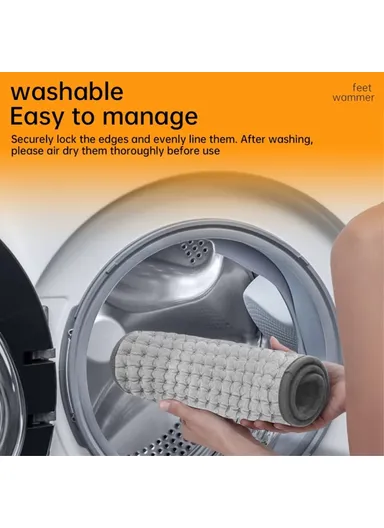 Electric Heating Pad Heated Waist Belt Washable Body Warming Blanket for Back Pain Relief - EU Plug