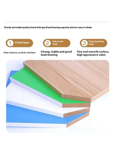 3-Layer Narrow Bedside Table for Living Room Bedroom Minimalist Storage Shelf G08 (W80 x D40 x H53)cm