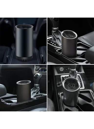 Fast Heating Cup Shape Car Warm Air Blower Portable Fan Window Defroster Demister Car Heater with Rotating Sucker Base