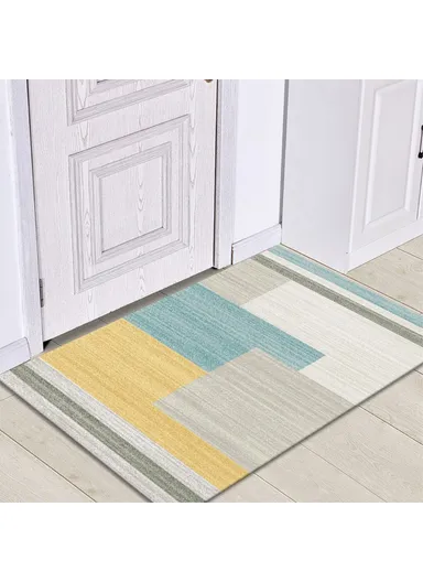 40 x 60cm Nordic Style Bathroom Rugs and Mats Machine Washable Bath Mat Rug Non-Slip Soft Floor Mats for Bedroom Living Room Dining Room - Style 3