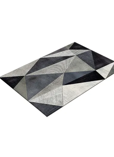 40 x 60cm Nordic Style Bathroom Rugs and Mats Machine Washable Bath Mat Rug Non-Slip Soft Floor Mats for Bedroom Living Room Dining Room - Style 6