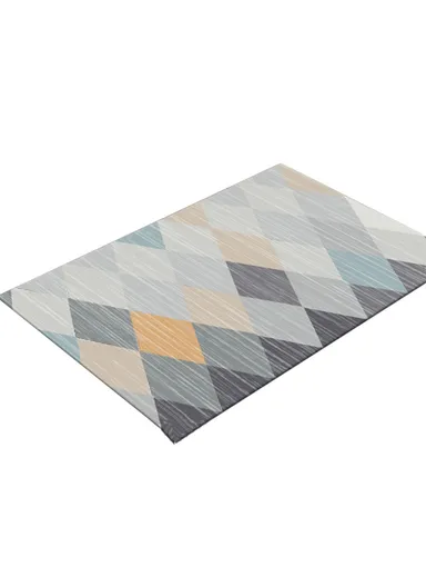 40 x 60cm Nordic Style Bathroom Rugs and Mats Machine Washable Bath Mat Rug Non-Slip Soft Floor Mats for Bedroom Living Room Dining Room - Style 8