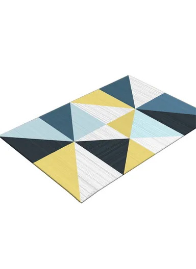 40 x 60cm Nordic Style Bathroom Rugs and Mats Machine Washable Bath Mat Rug Non-Slip Soft Floor Mats for Bedroom Living Room Dining Room - Style 13