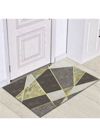 40 x 60cm Nordic Style Bathroom Rugs and Mats Machine Washable Bath Mat Rug Non-Slip Soft Floor Mats for Bedroom Living Room Dining Room - Style 14