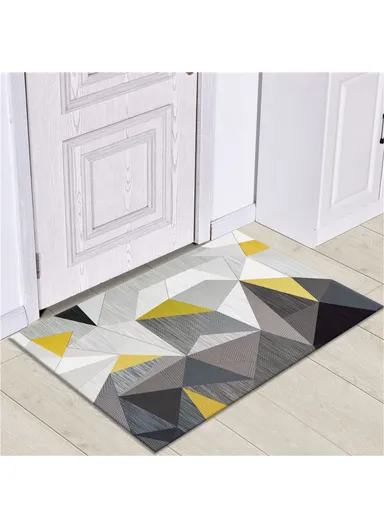 40 x 60cm Nordic Style Bathroom Rugs and Mats Machine Washable Bath Mat Rug Non-Slip Soft Floor Mats for Bedroom Living Room Dining Room - Style 15