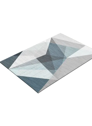 Nordic Style Bathroom Rugs, Machine Washable Bath Mats for Bedroom, Anti-Slip Soft Floor Mats for Living/Dining Room - 50 x 80cm