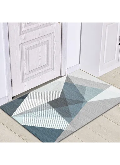 Nordic Style Bathroom Rugs, Machine Washable Bath Mats for Bedroom, Anti-Slip Soft Floor Mats for Living/Dining Room - 50 x 80cm