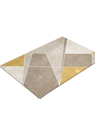 Nordic Style Bathroom Rugs, Machine Washable Bath Mats for Bedroom, Anti-Slip Soft Floor Mats for Living/Dining Room - 50 x 80cm