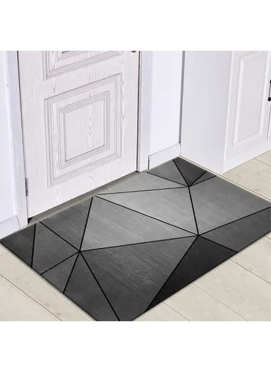 Nordic Style Bathroom Rugs, Machine Washable Bath Mats for Bedroom, Anti-Slip Soft Floor Mats for Living/Dining Room - 50 x 80cm
