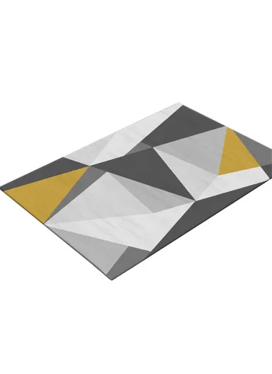 Nordic Style Bathroom Rugs, Machine Washable Bath Mats for Bedroom, Anti-Slip Soft Floor Mats for Living/Dining Room - 50 x 80cm