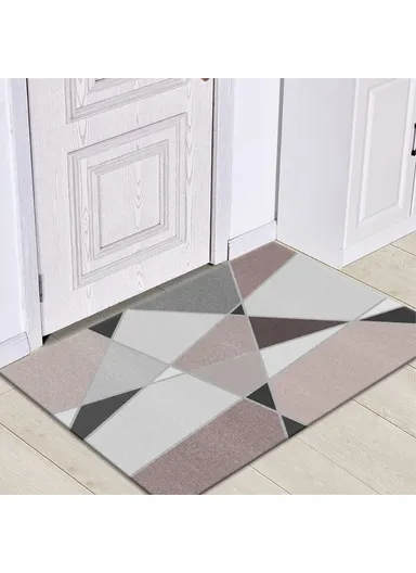 Nordic Style Bathroom Rugs, Machine Washable Bath Mats for Bedroom, Anti-Slip Soft Floor Mats for Living/Dining Room - 50 x 80cm