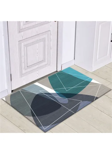 Nordic Style Bathroom Rugs, Machine Washable Bath Mats for Bedroom, Anti-Slip Soft Floor Mats for Living/Dining Room - 50 x 80cm