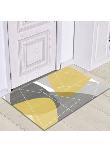 Nordic Style Bathroom Rugs, Machine Washable Bath Mats for Bedroom, Anti-Slip Soft Floor Mats for Living/Dining Room - 50 x 80cm