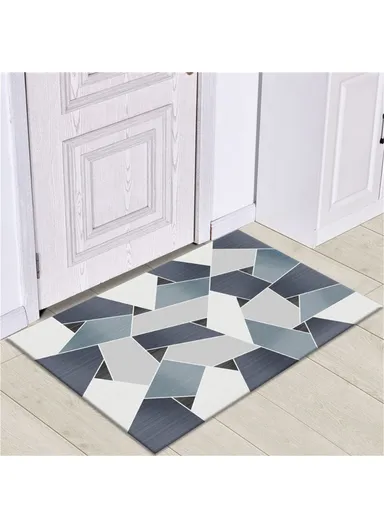Nordic Style Bathroom Rugs, Machine Washable Bath Mats for Bedroom, Anti-Slip Soft Floor Mats for Living/Dining Room - 50 x 80cm