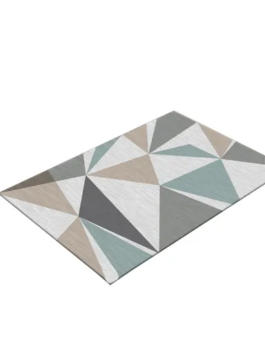 Nordic Style Bathroom Rugs, Machine Washable Bath Mats for Bedroom, Anti-Slip Soft Floor Mats for Living/Dining Room - 50 x 80cm