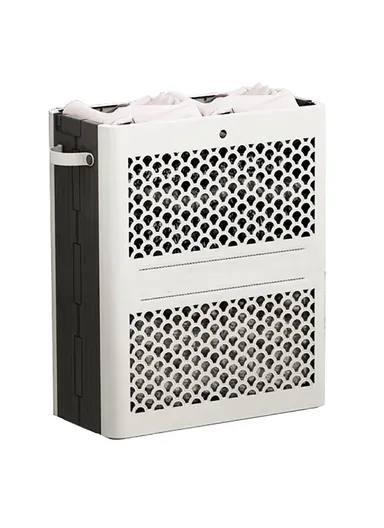 Foldable Laundry Basket Home Bathroom Dirty Clothes Storage - No Wheels (L38 x W19 x H45) cm