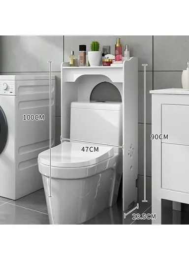  Bathroom Toilet Storage Rack Floor Standing Organizer Shelf for Washroom ,Toilet, Bathroom zw0074-1