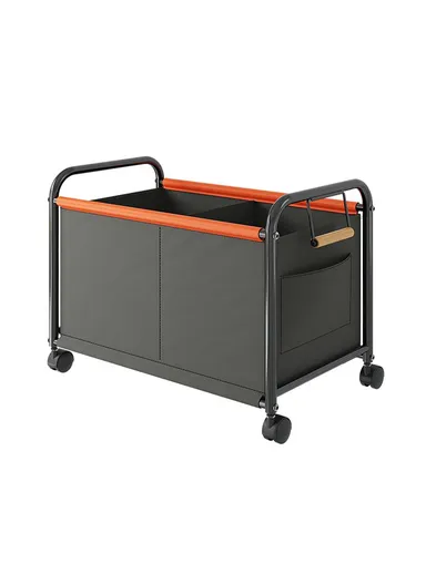 Bedroom Living Room Oxford Cloth Storage Cart, Toy Organizer Large Capacity, Sorting Basket / Grey / Size L