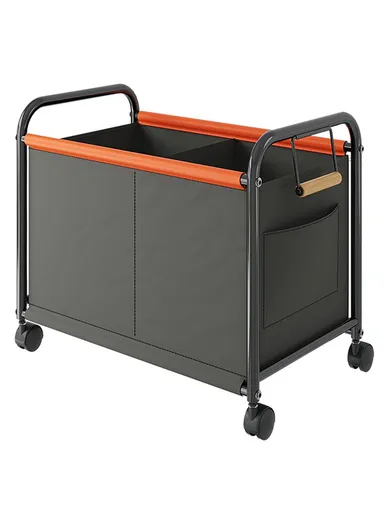 Bedroom Living Room Oxford Cloth Storage Cart, Toy Organizer, Large Capacity Sorting Basket - Grey / Size XL