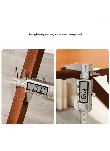 Foldable Bamboo Long Dining Table Compact Multipurpose Desk for Home &amp; Office Small Spaces - Wood Color