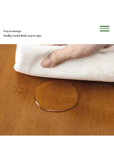 Foldable Bamboo Long Dining Table Compact Multipurpose Desk for Home Office Small Spaces - Tan