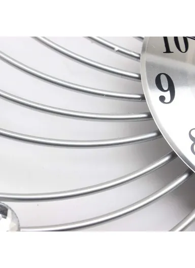 Wall Mount Clock Wrought Iron Silent Quartz Clock for Living Room Decor - WM12 