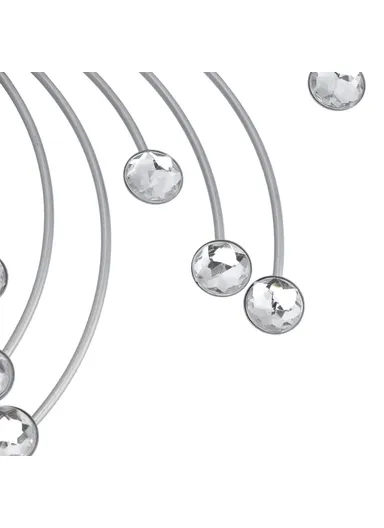 Wall Mount Clock Wrought Iron Silent Quartz Clock for Living Room Decor - WM12 