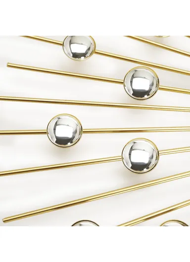 European Style Creative Wall Clock Modern Decorative, Iron Art Quartz Clock for Living Room- WM195 