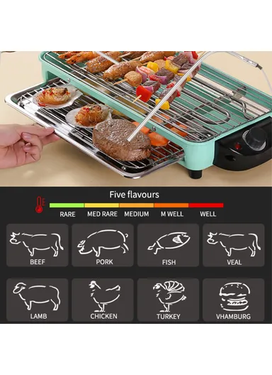 Dual Probe Digital Food Thermometer for BBQ Meat Cooking Kitchen Temperature Gauge - TS-6602