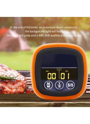 Dual Probe Digital Food Thermometer for BBQ Meat Cooking Kitchen Temperature Gauge - TS-6602