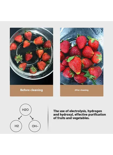   Wall Mounted Fruit &amp; Vegetable Cleaner Machine 7L Water Purifier (BPA Free, No FDA) - GB1