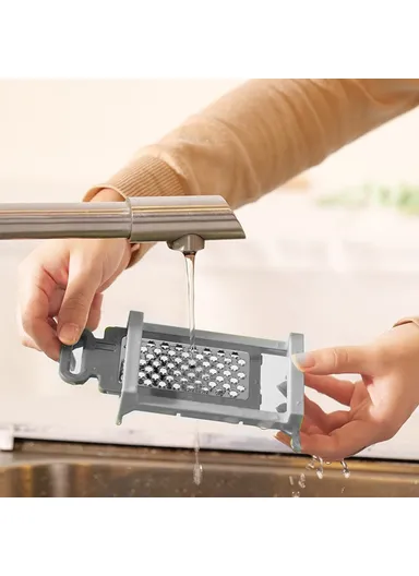  6 in 1 Mandoline Slicer Stainless Steel Blades Grater Vegetable &amp;  Fruit Cutter Kitchen Tool (FDA / LFGB Certified) - B837-B