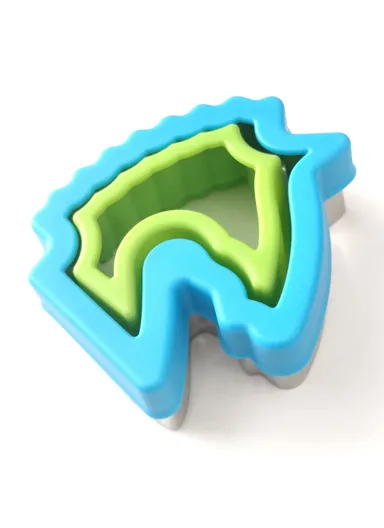 Sandwich Cutter for Kids Animal Flower Shape Biscuit Bread Baking Mold (BPA Free, No FDA) - Horse