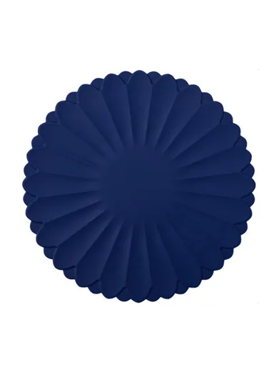 30cm Kitchen Heat-insulating Mat Silicone Anti-scalding Placemat Bowl Dish Cup Pad - Blue