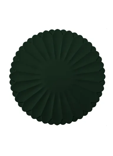 30cm Kitchen Heat-insulating Mat Silicone Anti-scalding Placemat Bowl Dish Cup Pad - Green