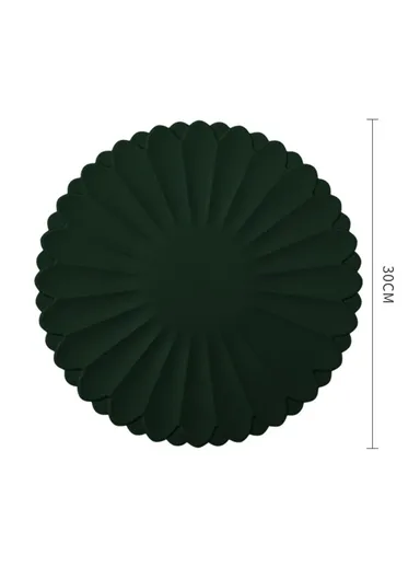 30cm Kitchen Heat-insulating Mat Silicone Anti-scalding Placemat Bowl Dish Cup Pad - Green