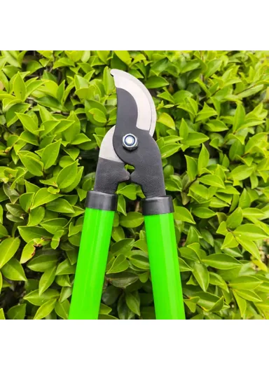High Carbon Steel Heavy Duty Pruning Shears Thick Branches Garden Pruners Tree Trimmer Powerful Cutting Tool - Red