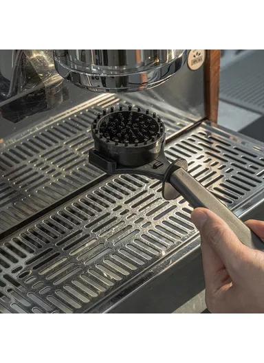 Espresso Machine 58mm Cleaning Brush Nylon Bristles Coffee Maker Brew Head Cleaning Tool