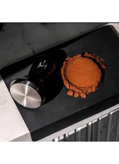 Coffee Tamper, Espresso Distribution Tool, Adjustable Pressure Spring, Loaded Tamper - Black