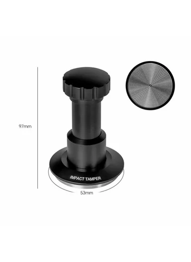 53mm Coffee Tamper, Calibrated Pressure Barista Espresso Coffee Kitchen Tool