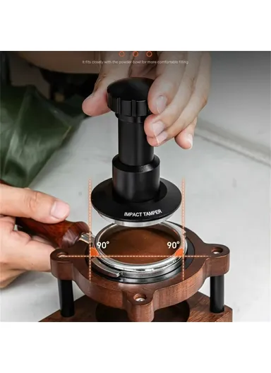 51mm Coffee Tamper, Calibrated Pressure Barista Espresso Coffee Kitchen Tool